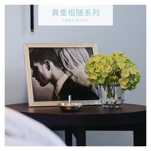 【6F】WEDGWOOD王薇薇Vera Wang真爱相随珍珠母贝5*7寸银色相框欧式婚礼相框 商品图3