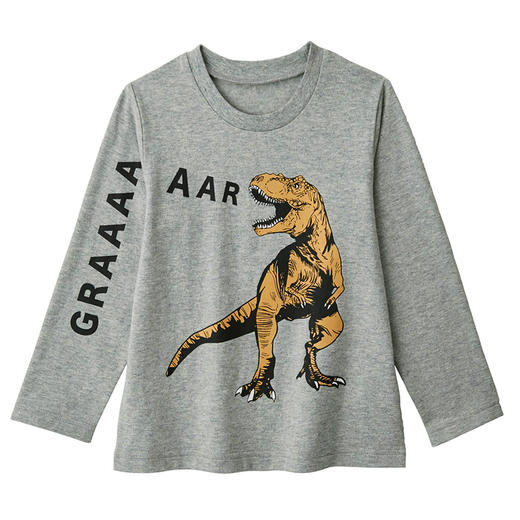千趣会童装春秋儿童打底衫恐龙青少年潮流纯棉男童长袖T恤 商品图4