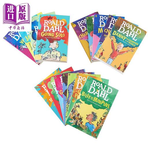 【中商原版】罗尔达Roald Dahl 罗尔德达尔套装共22册 儿童文学名著16册+创意写作练习6册 查理和巧克力工厂 英文原版进口图书 商品图4