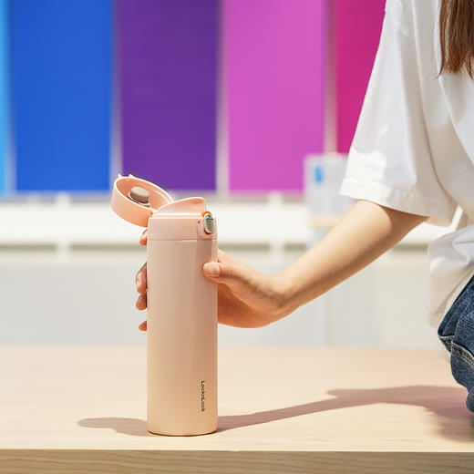 乐扣乐扣灵动保温杯女不锈钢运动水杯健身便携水壶户外简约学生男 LHC3256组合 商品图1