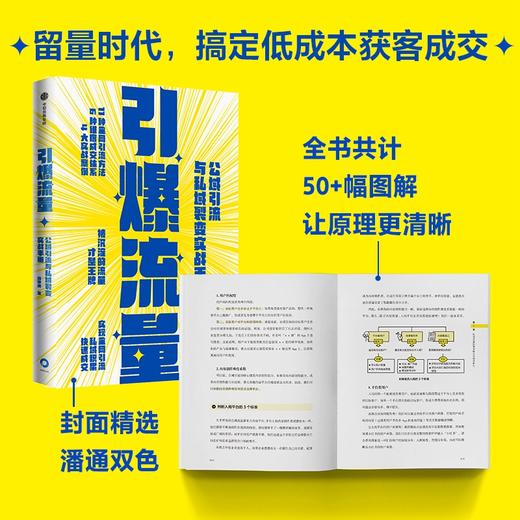 引爆流量 公域引流与私域裂变实战手册 杨坤龙著 11种引流方法 6大维度成交体系 商品图1