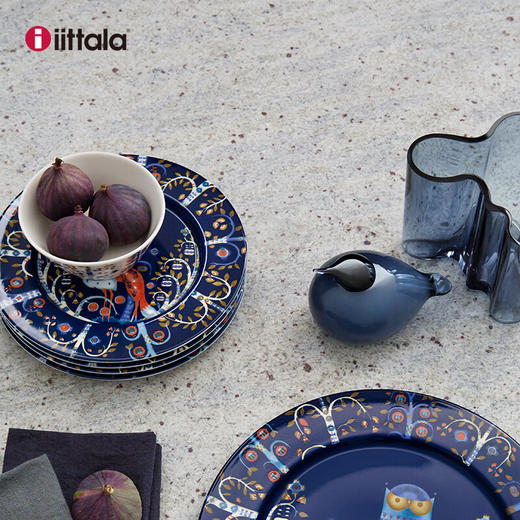 【6F】芬兰Iittala魔幻森林咖啡杯套装北欧风格200ml咖啡杯礼品杯碟套装 魔幻森林系列-蓝色咖啡碟 商品图4