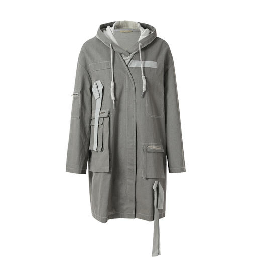 Famecoco范可儿风衣卫衣套装年纯棉两休闲件套F221AA007 商品图5