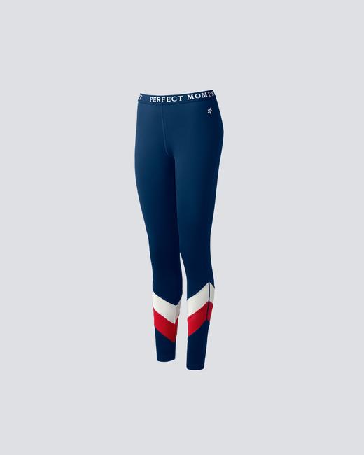 Perfect Moment - Chevron Base Layer Legging - Navy 女装 保暖內衣 深蓝色 商品图0