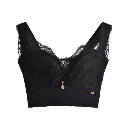 皇家丽美薄款大胸专属无钢圈背心式文胸WS1823-1 商品图0