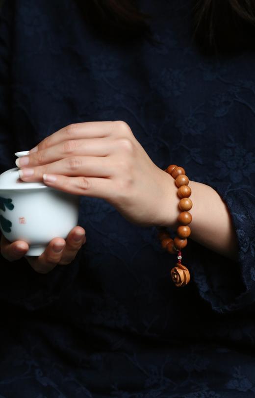 【青山特惠】原创老山檀 花漾 12mm手串Y82 商品图8