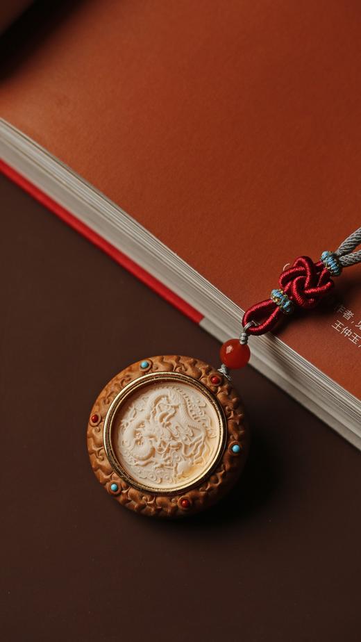 【青山特惠】老山檀 龙行天下 运转乾坤 吊坠s8 商品图2