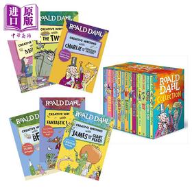 【中商原版】罗尔达Roald Dahl 罗尔德达尔套装共22册 儿童文学名著16册+创意写作练习6册 查理和巧克力工厂 英文原版进口图书