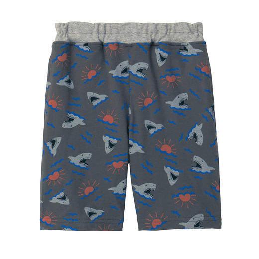 千趣会春夏季儿童装五分裤轻薄恐龙鲨鱼纯棉男童宝宝中裤裤子 商品图4