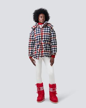 Perfect Moment - Star Gingham Poly Wool - Star Gingham - Snow White 女装 滑雪夹克 白色