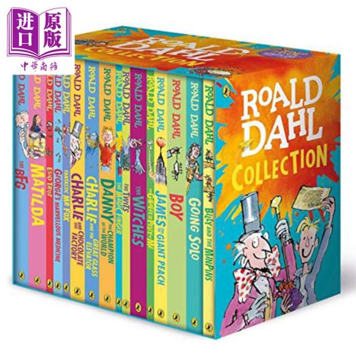 【中商原版】罗尔达Roald Dahl 罗尔德达尔套装共22册 儿童文学名著16册+创意写作练习6册 查理和巧克力工厂 英文原版进口图书 商品图3