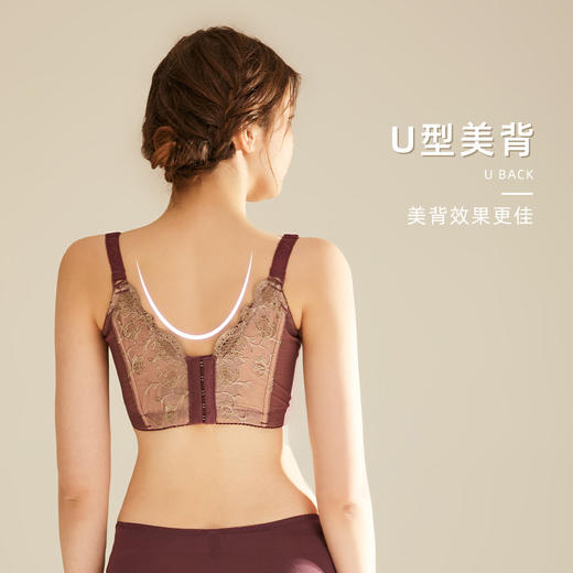 【秒杀品不退不换】皇家丽美聚拢文胸中厚杯收副乳内衣WW1835-2 商品图2