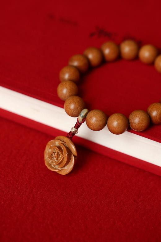 【青山特惠】原创老山檀 花漾 12mm手串Y82 商品图1