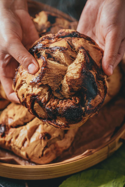 留海棠  古昌州荷叶红糖馒头/桃酥/传统五福茶点-｜手做，当天做当天发【顺丰空运次日达】 商品图3