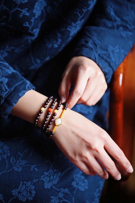 【青山特惠】原创-6mm海黄油梨老料 绮瑶串 y7 商品图5