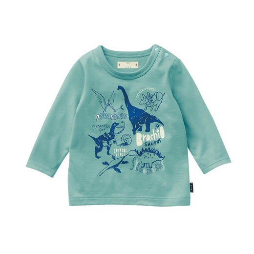 千趣会春秋季童装打底衫卡通洋气印花纯棉男童宝宝长袖T恤衫 商品图3