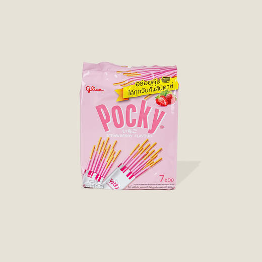 Pocky草莓味涂层饼干 147g 商品图0