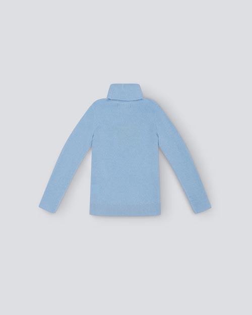 Perfect Moment - Bear Turtleneck Sweater Kids - Alaska Blue 童装 针织衫 浅蓝色 商品图1