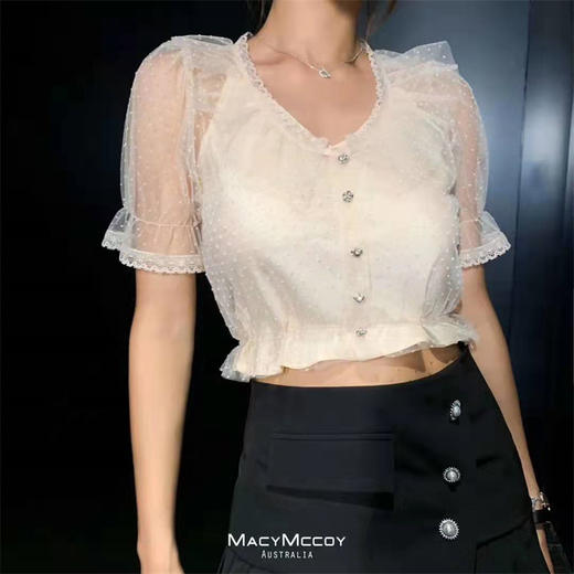 特价秒杀 MacyMccoy波点网纱套装 .潮快闪[福利品] 商品图0