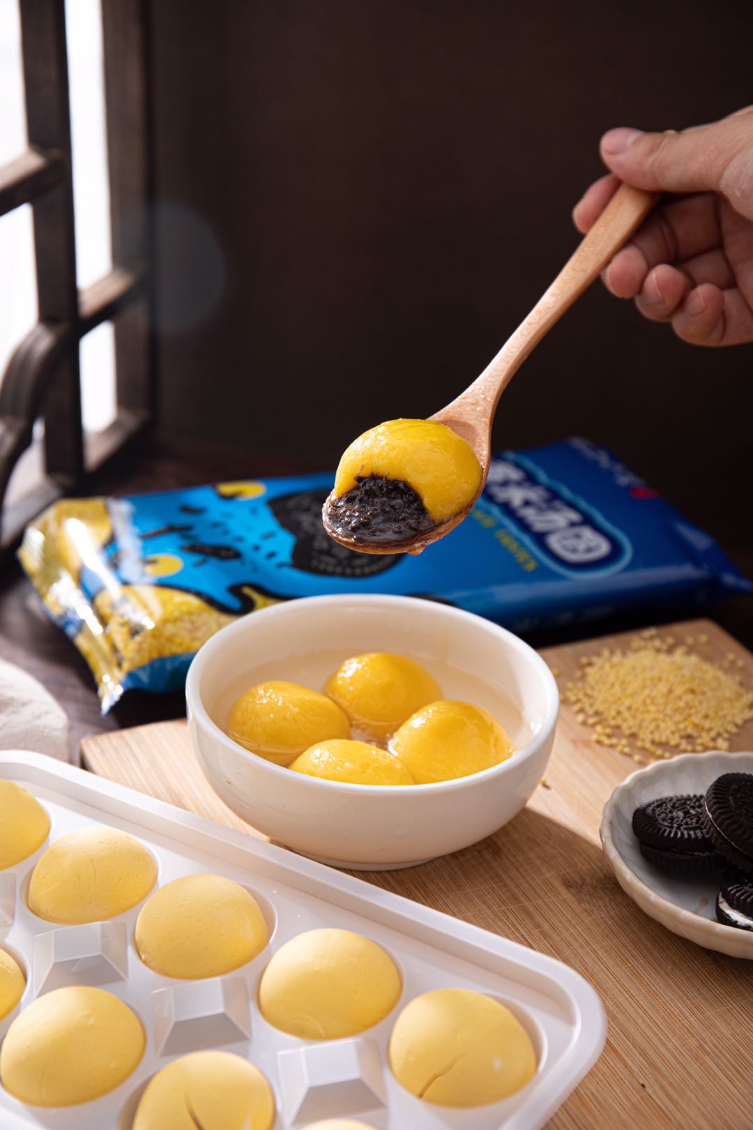 【预售】「黄胖子大黄米汤圆」陌上小食大黄米汤圆 又黏又糯 馅香皮薄