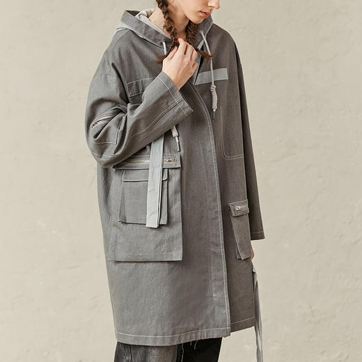 Famecoco范可儿风衣卫衣套装年纯棉两休闲件套F221AA007 商品图4