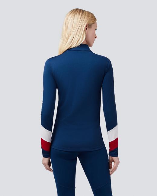 Perfect Moment - Chevron Thermal 1/2 Zip - Navy 女装 保暖內衣 深蓝色 商品图2