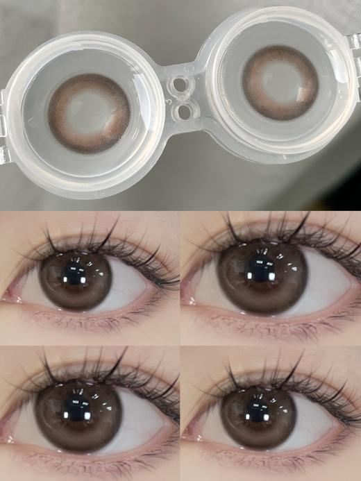 平价年抛丨茶水晶·Pfgirlcon丨14.2mm（年抛/2片装) 商品图9