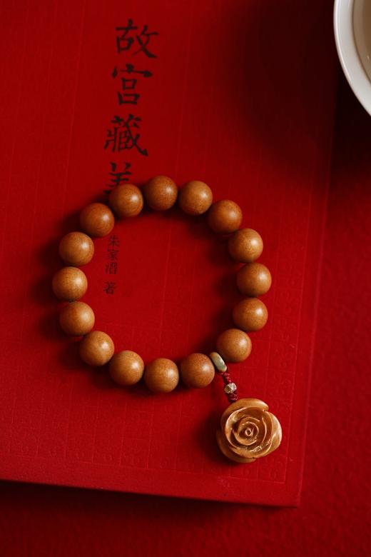 【青山特惠】原创老山檀 花漾 12mm手串Y82 商品图4