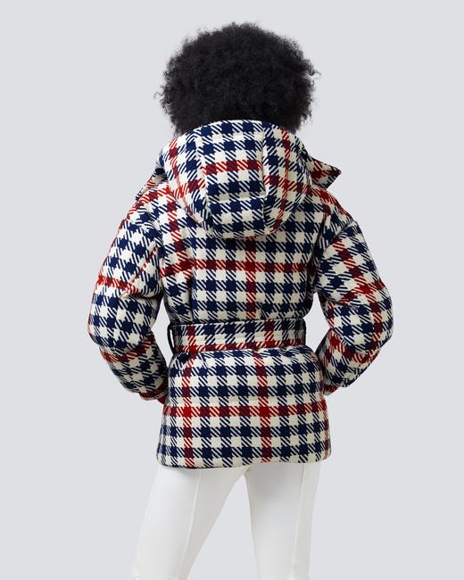 Perfect Moment - Star Gingham Poly Wool - Star Gingham - Snow White 女装 滑雪夹克 白色 商品图2