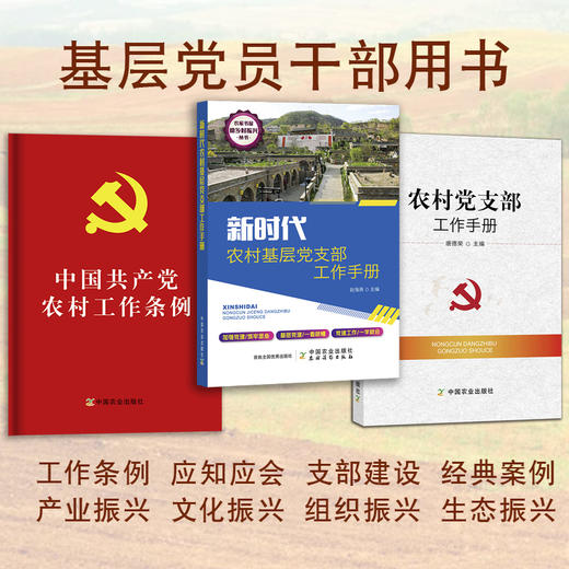 农村基层党支部工作手册（工作条例、党建工作、经典案例） 商品图0