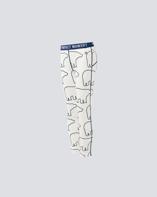 Perfect Moment - Polar Bear Print Base Pant - 童装 保暖內衣 白色/黑色熊 商品图0