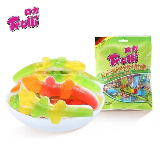 口力幻彩蜥蜴弹力软糖105g 商品图0