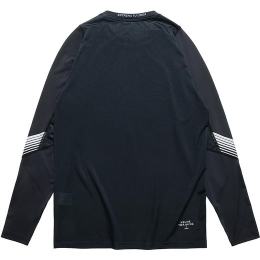 卡尔美长袖跑步足球训练健身服圆领紧身高弹户外运动上衣T恤 商品图5