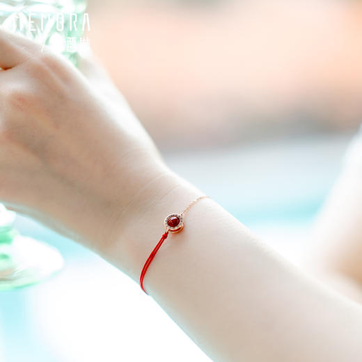 MEMORA诗普琳珠宝时光印记系列钻石珍珠/红玛瑙手链红绳DB0267 商品图4