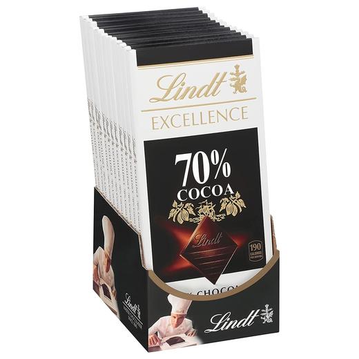 国内很少卖 特级黑巧克力🍫！Lindt Excellence 70%-95%可可特级黑巧 3.5oz 12板 商品图3