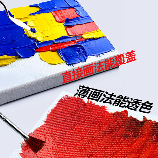 中盛画材 油画颜料工具材料油墨燃料染料美术绘画写生颜料170ml常用色 商品图4