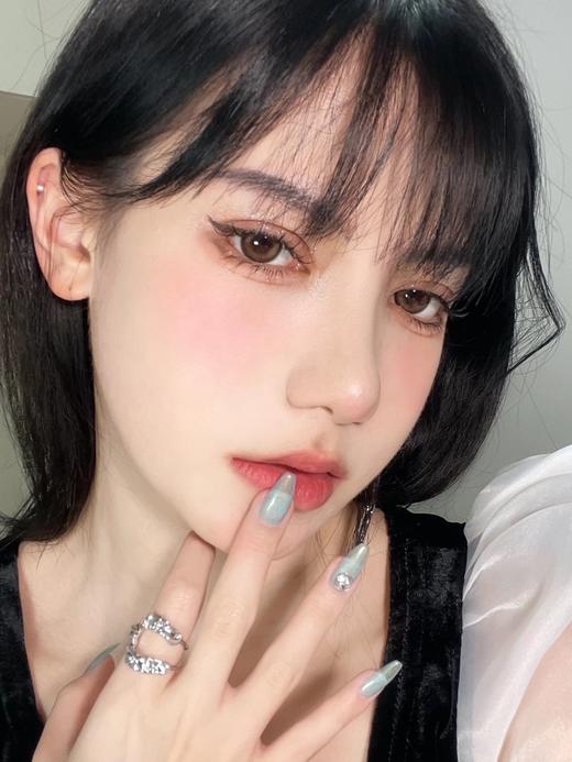 日抛 杏仁冻 kikicon 14.5mm 10片 含硅水凝胶 日抛无售后【1盒1个度数 不同度数拍2盒】 商品图1
