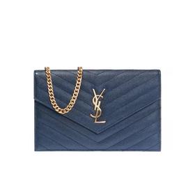 【预售】YSL圣罗兰 Envelope信封包 金标logo链条钱包