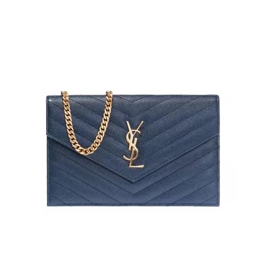 【预售】YSL圣罗兰 Envelope信封包 金标logo链条钱包 商品图0