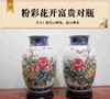 尧娟:粉彩花开富贵对瓶 商品缩略图0