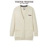 TeenieWeenie小熊V领针织衫开衫外套宽松韩版显瘦毛衣外穿女春夏TTCK221202T 商品缩略图3