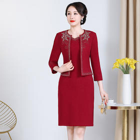 YZL-21020圆领气质通勤中长款春秋季休闲长款韩版纯色宽松外套