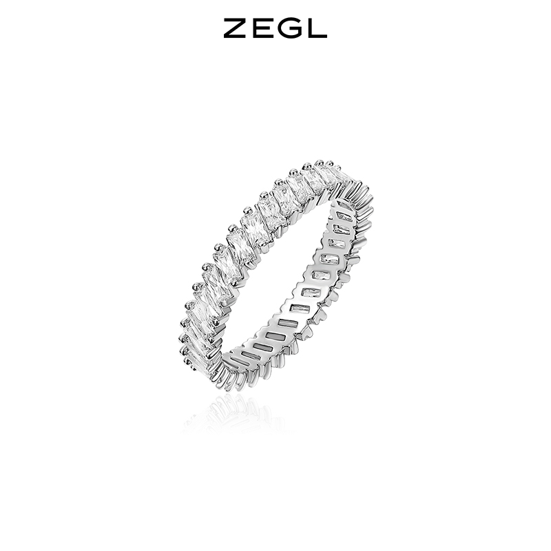 ZEGL交叉戒指小众设计时尚个性指环ins冷淡风开口可调节食指戒子