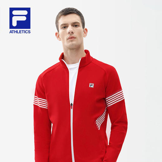 FILA男子运动外套2022年春季新款时尚针织加绒A11M211507F 商品图2