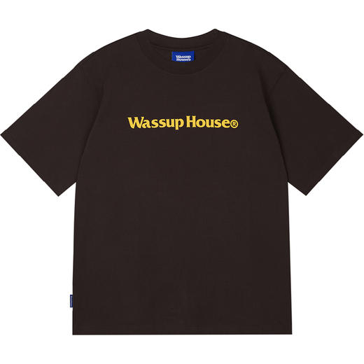WassupHouse基础大LOGO印花短袖T恤 商品图12