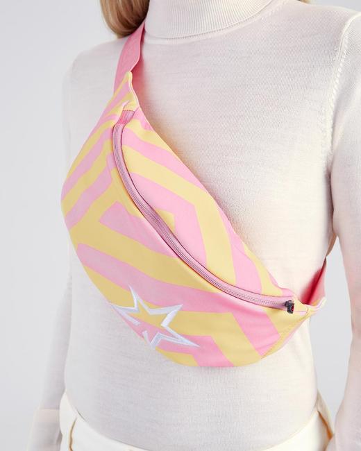 Perfect Moment - Folded Chevron Bum Bag - Lemon/Pure Pink 女装 包包 黄色/粉红色 商品图1