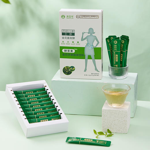 【能吸油的黑茶酵素】泽百年黑茶酵素 益生菌酵茶素黑茶粉 商品图0