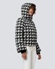 Perfect Moment - Polar Flare Jacket - Print - Houndstooth - Black/Snow White 女装 滑雪夹克 黑白色 商品缩略图2