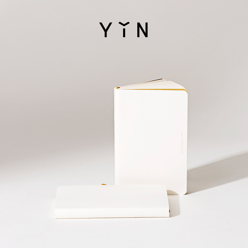  YIN隐 x 单向空间 原创设计师金色笔记本联名款