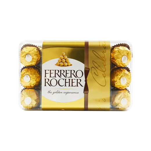 FERRERO ROCHER/费列罗 榛果巧克力T30粒 375G/盒 WN 商品图0